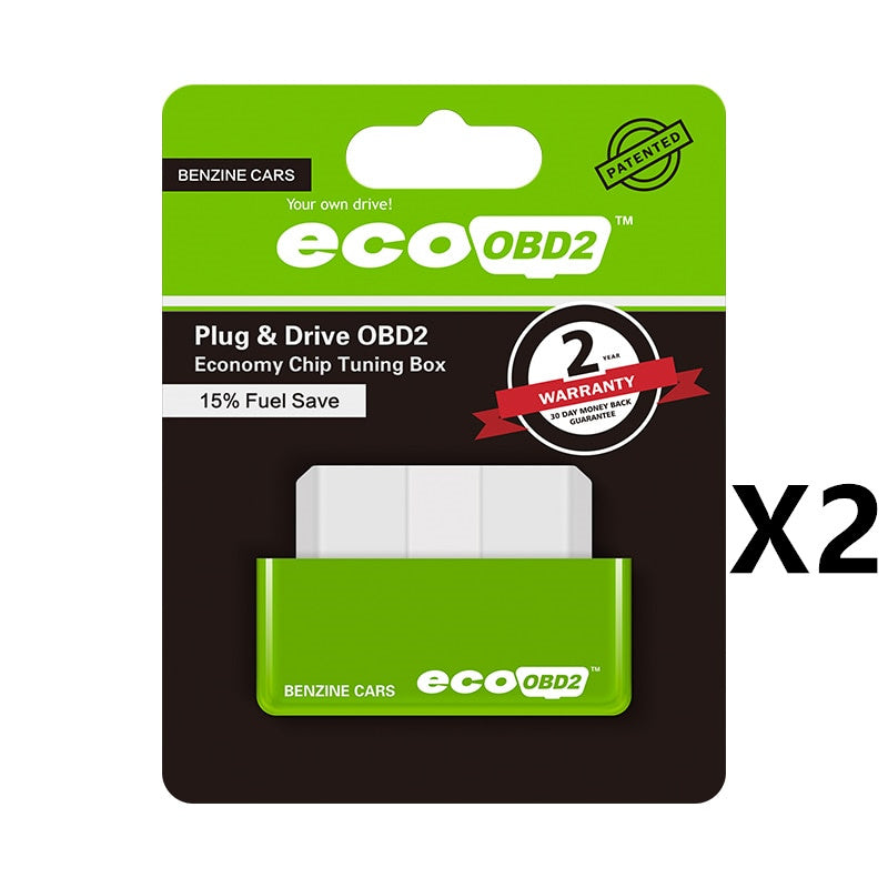 Flag Village Auto Tools Plug And Play ECOOBD2 Gasoline Car Fuel Economy ECO OBD2 Driver