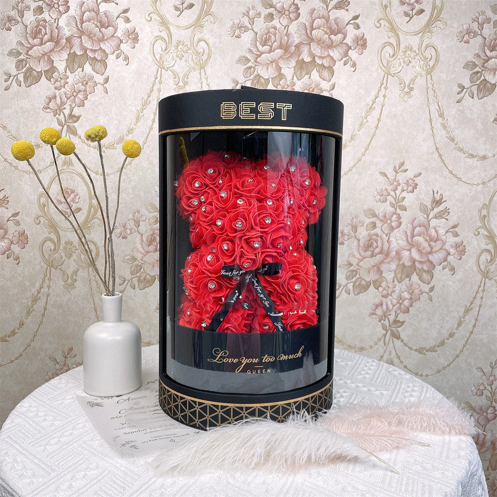 Flag Village Eternal Flower Gift Box For Girlfriend Proposal