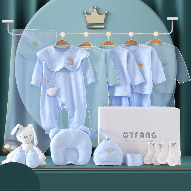 Flag Village Baby Clothes Autumn And Winter Newborn Gift Box Set