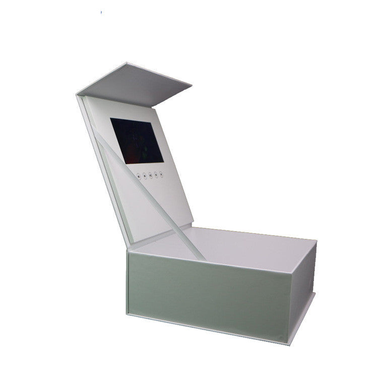 Flag Village LCD Screen Video Gift Box Rose Flower Box