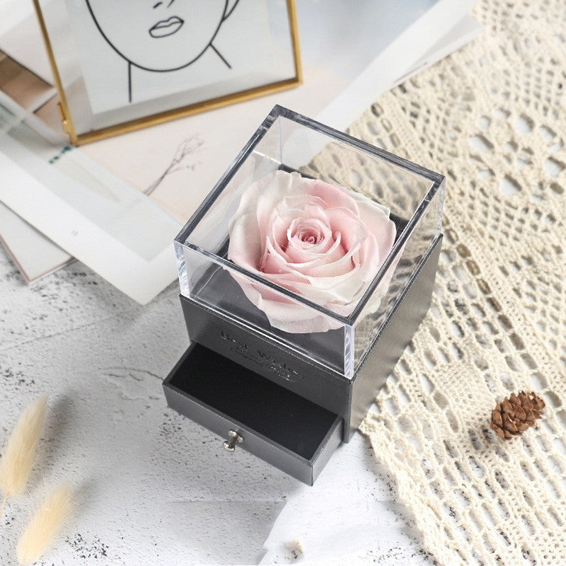 Flag Village Eve Valentine's Day Eternal Flowers Gift Box Ornaments