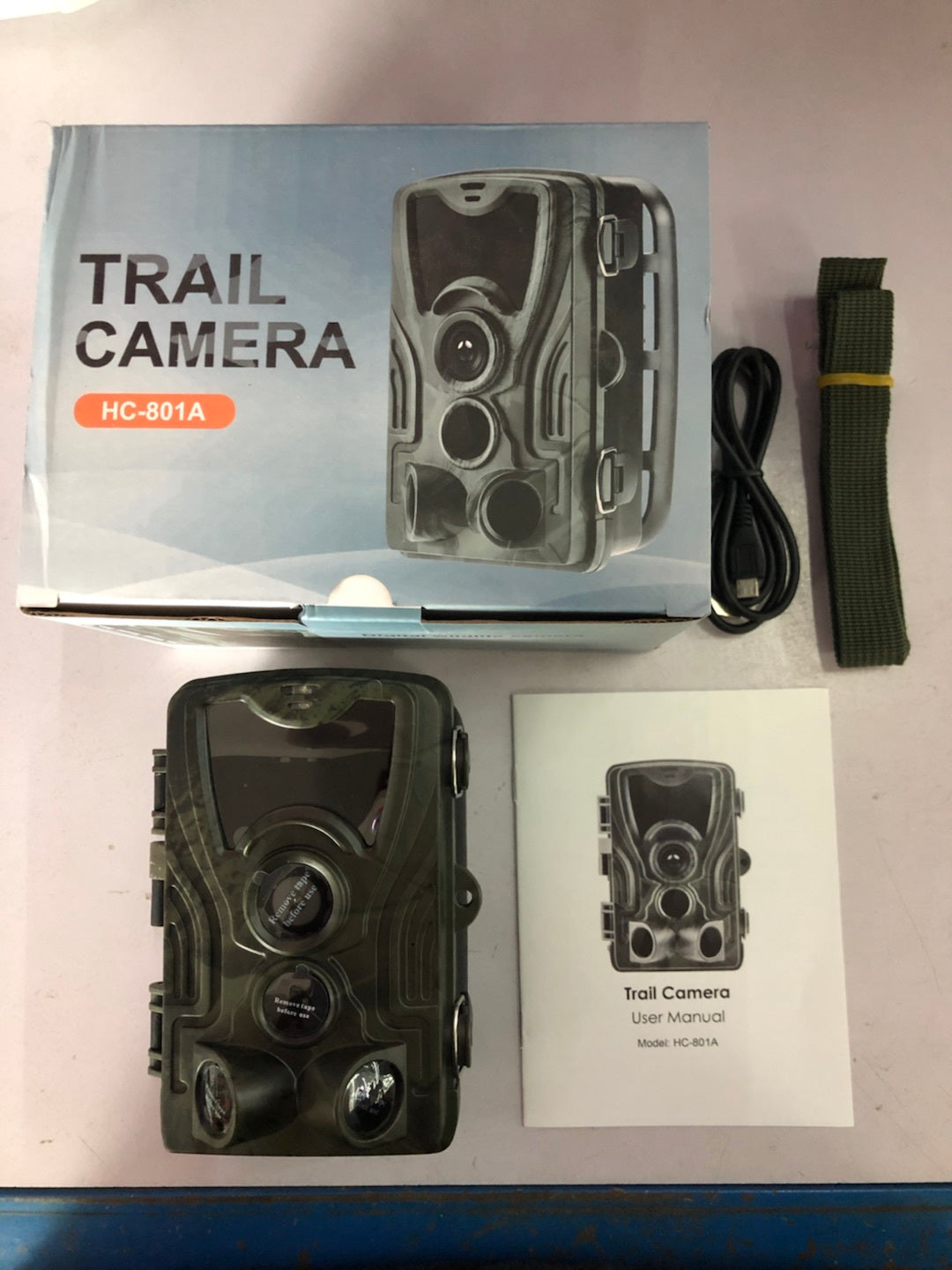 Flag Village Hunting-Trail-Camera Photo-Trap HC801A Night-Version Trigger Surveillance 1080P 16MP