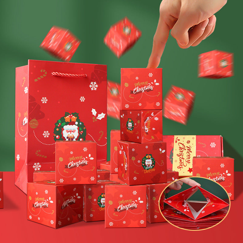 Flag Village Christmas Eve Surprise Box Creative Gift Box