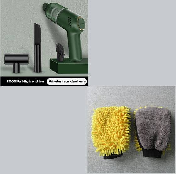 Flag Village Auto Tools Mini Fashion Car High-Power Car Vacuum Cleaner