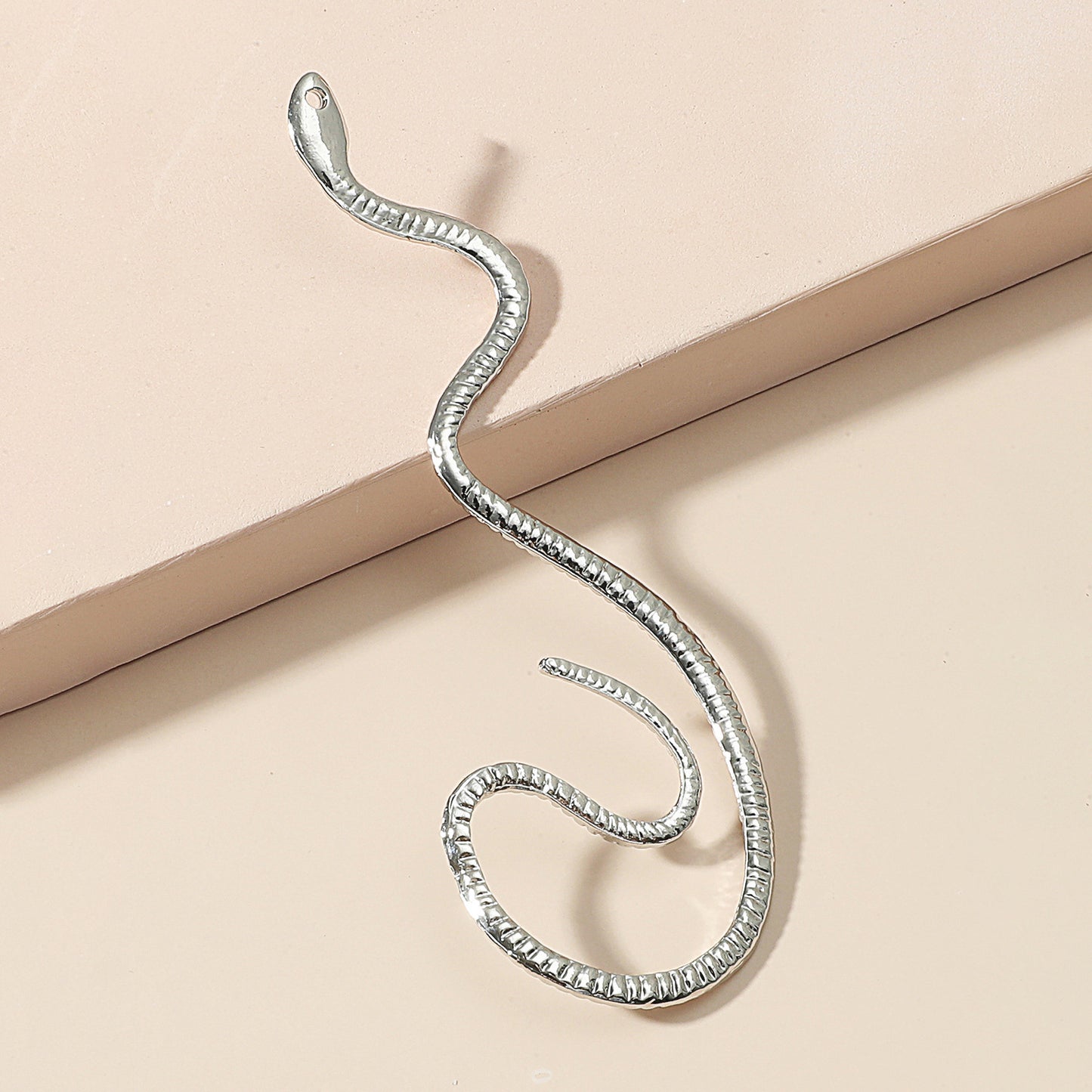 Flag Village Non-hole Ear Clip Vintage Zircon Snake-shaped Earrings For Women Exaggerated Fake Cartilage Ear Cuff Fashion Jewerly Gifts