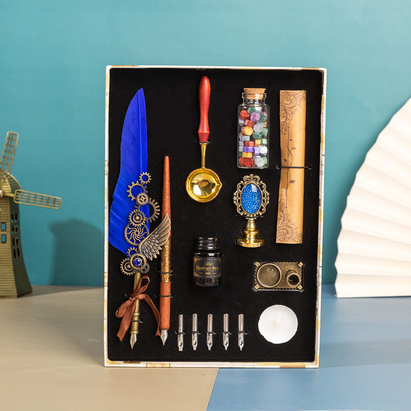 Flag Village Business Gift Box Birthday Gift Pen Set