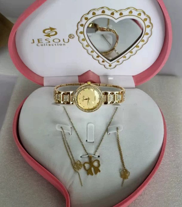 Flag Village Simple Exquisite Jewelry Watch Necklace Gift Box Jewelry