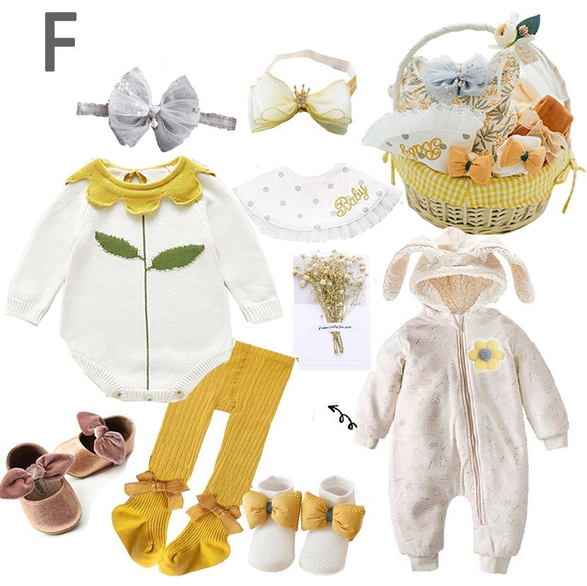 Flag Village Four Seasons Baby Clothes Gift Box Newborn Set