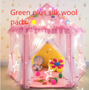 Flag Village Portable Children's Tent for Kids Tent Toys Girls Princess Castle Tipi Infantil Children's House Vigvam Teepee Baby Tent Gifts