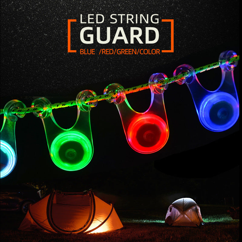 Flag Village Outdoor Camping Decorative Led Tent Rope Hanging Lights
