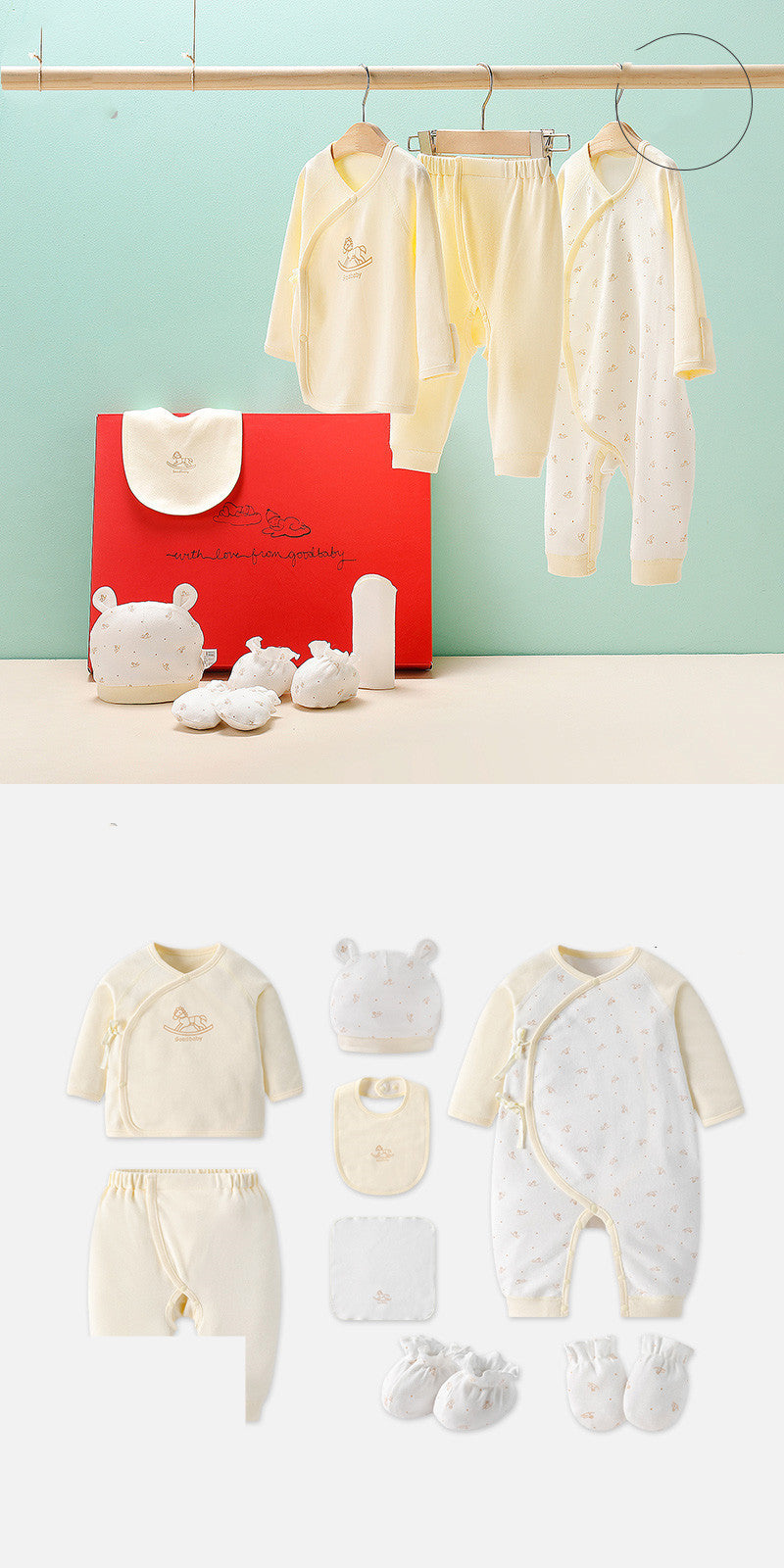 Flag Village Newborn Baby Clothes Gift Box