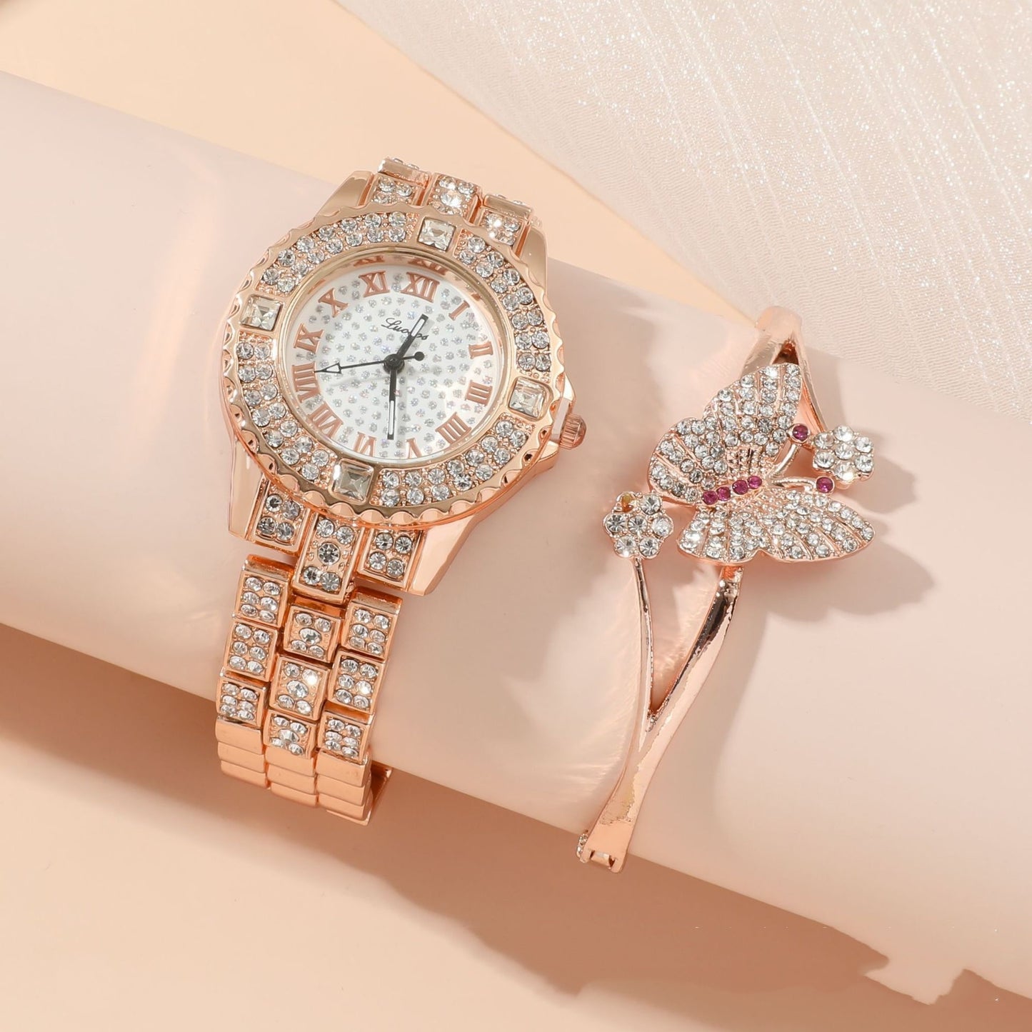 Flag Village Three-Piece Gift Box Quartz Watch