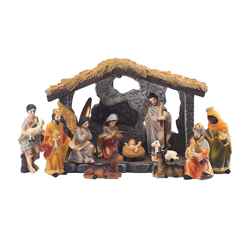 Flag Village Resin Crafts For Holiday Christmas Gifts