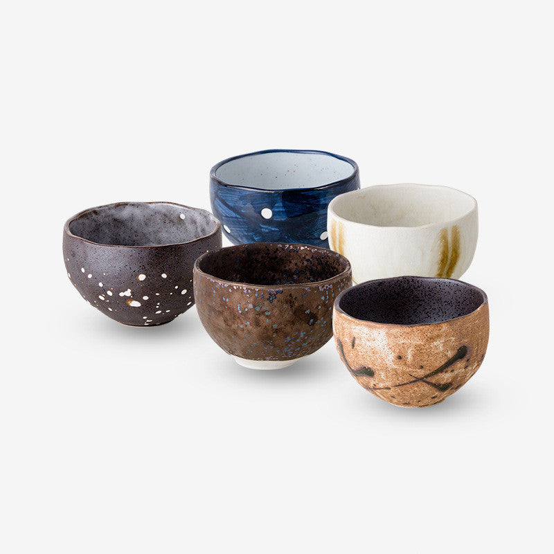 Flag Village Tableware Gift Box Set Japanese-style Household Heat-resistant Ceramic Soup Bowl