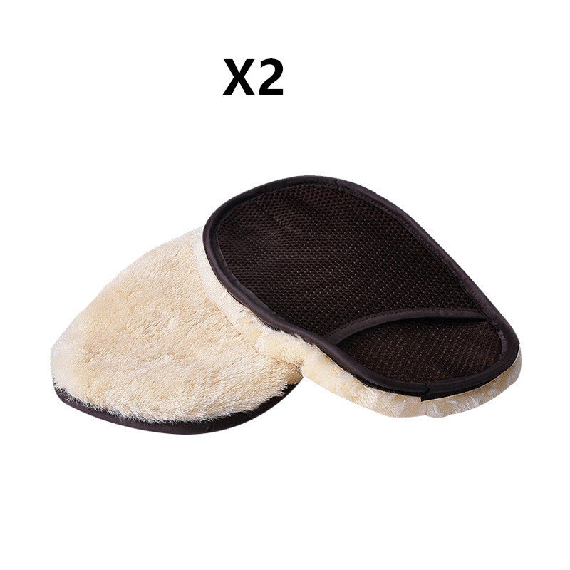 Flag Village Auto Tools Car type soft hair car wash cleaning gloves car motorcycle car wash car care cleaning tools