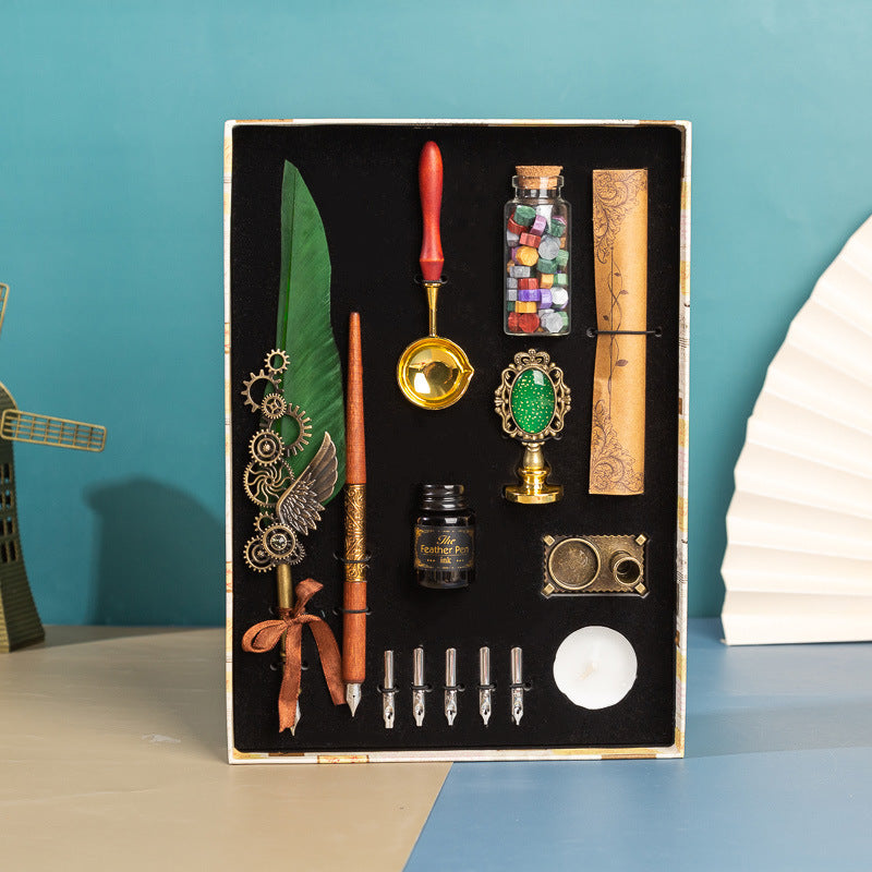 Flag Village Business Gift Box Birthday Gift Pen Set