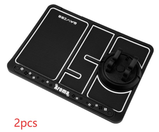 Flag Village Auto Tools Non-Slip Car Phone Pad For 4-in-1 Car Parking Number Card Anti-Slip Mat Auto Phone Holder Sticky Anti Slide Dash Phone Mount
