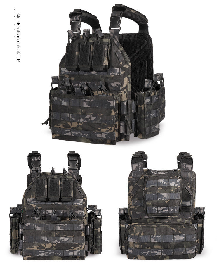Flag Village Outward Quick Dismantling Tactical Vest Outdoor Camouflage Equipment 6094 Tactical Vest CS Training Equipment