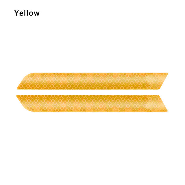 Flag Village Auto Tools Body Reflective Sticker Car Rear Bumper Reflective Film