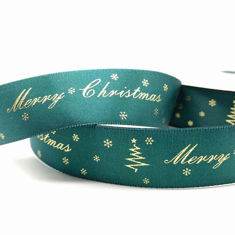 Flag Village Ribbon Gift Box Decoration Christmas Tree Decoration With Bow