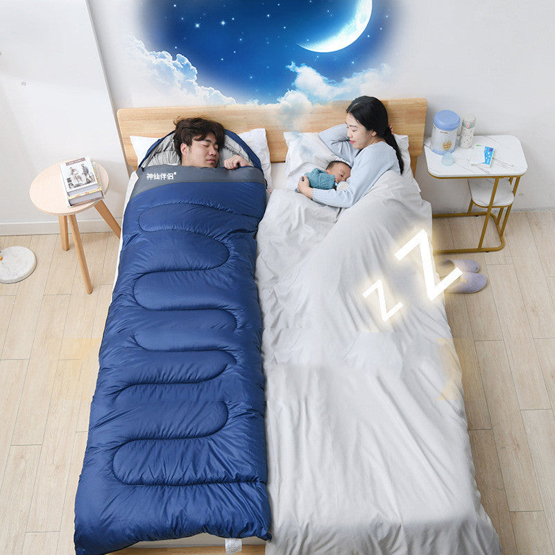 Flag Village Outdoor Camping Portable Warm Trip Sleeping Bag