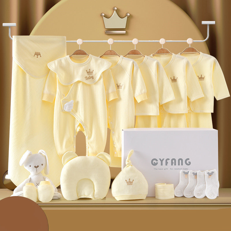 Flag Village Baby Clothes Autumn And Winter Newborn Gift Box Set