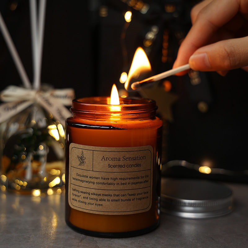 Flag Village Aromatherapy Candle Gift Box Niche Advanced Atmosphere