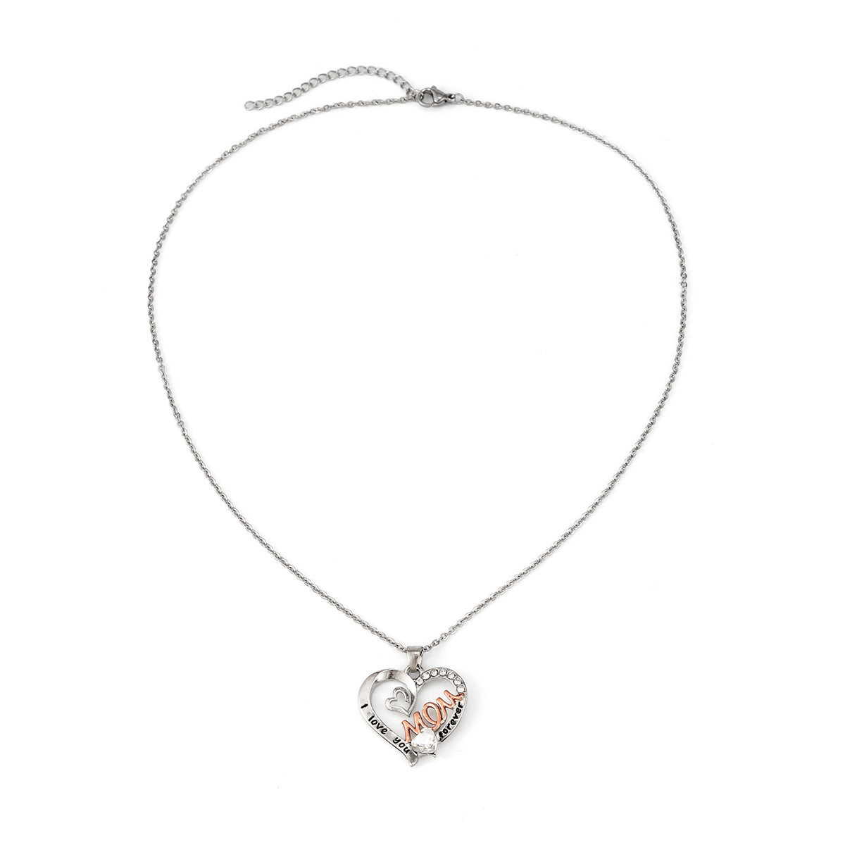 Flag Village Mother's Day Necklace Gift Box Love Necklace For Women Fine Jewelry Women Accessories Fashion Jewelry