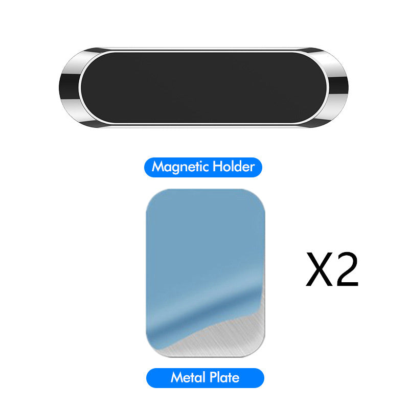 Flag Village Auto Tools F6 Strip Plate Magnetic Car Phone Holder Stand Magnet Holder For Phone In Car Mount Holder