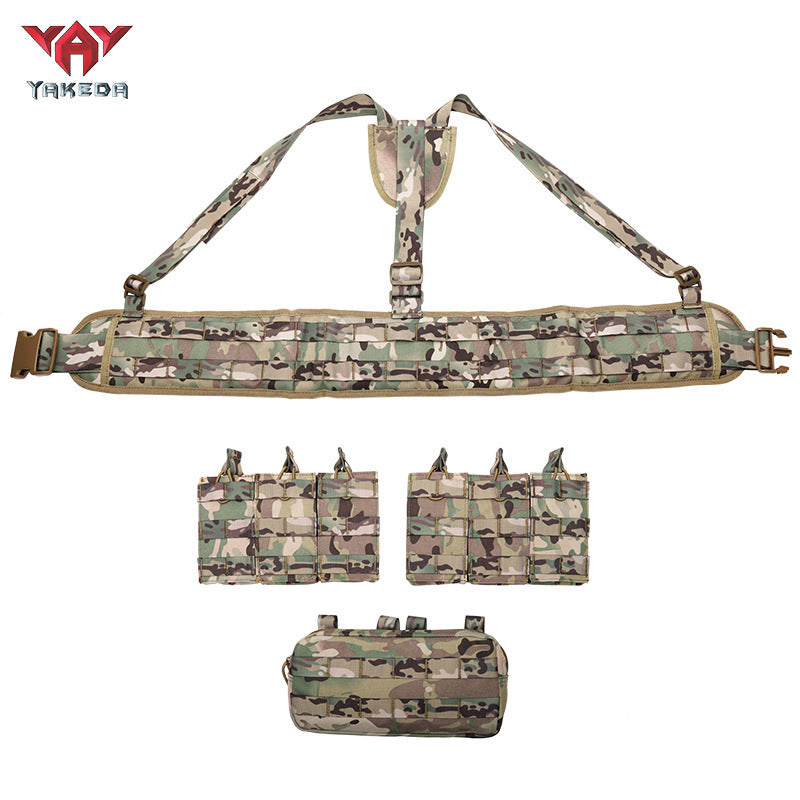 Flag Village Tactical Belly Bag Outdoor Training Equipment Military Fan Tactical Vest