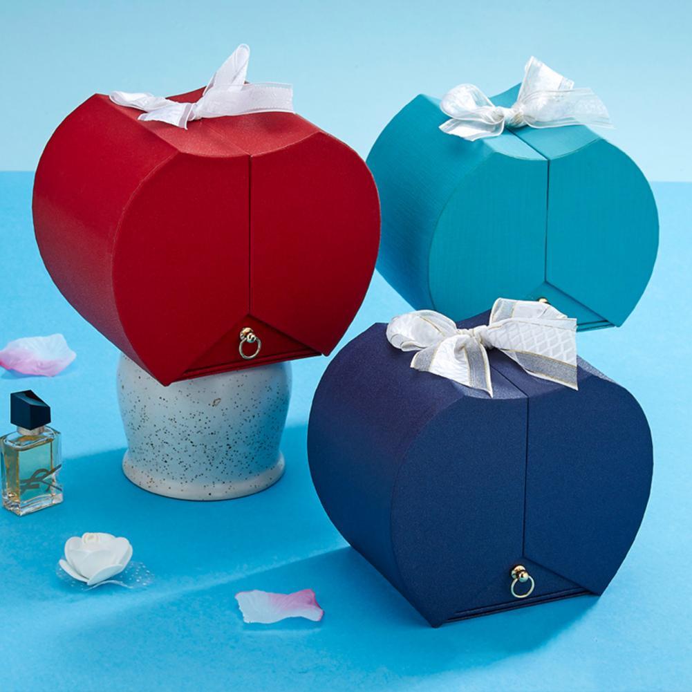 Flag Village Creative Eternal Flower Necklace Ring Double Gift Box