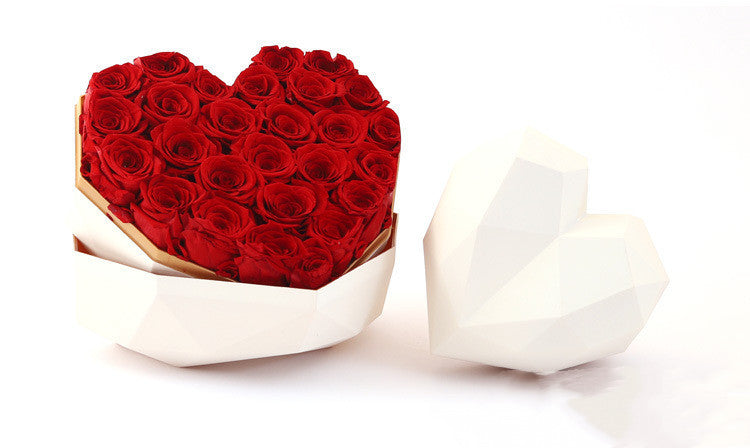 Flag Village Valentine's Day Goddess's Day Birthday Gift Box For Girlfriend With Preserved Flowers And Roses