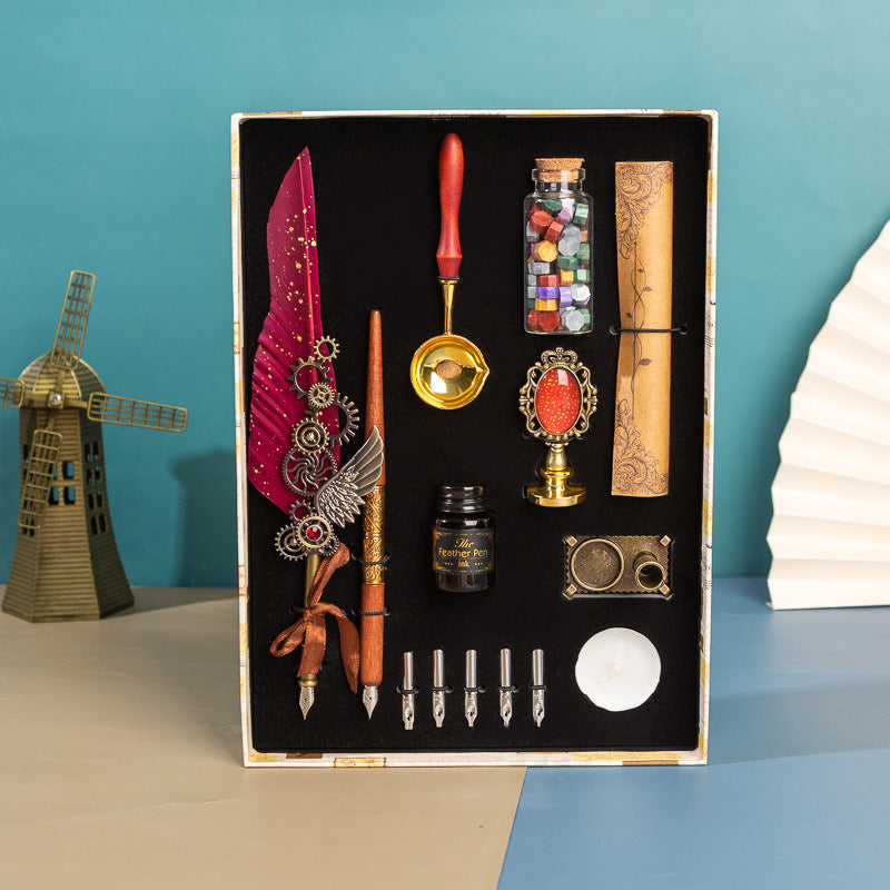 Flag Village Business Gift Box Birthday Gift Pen Set
