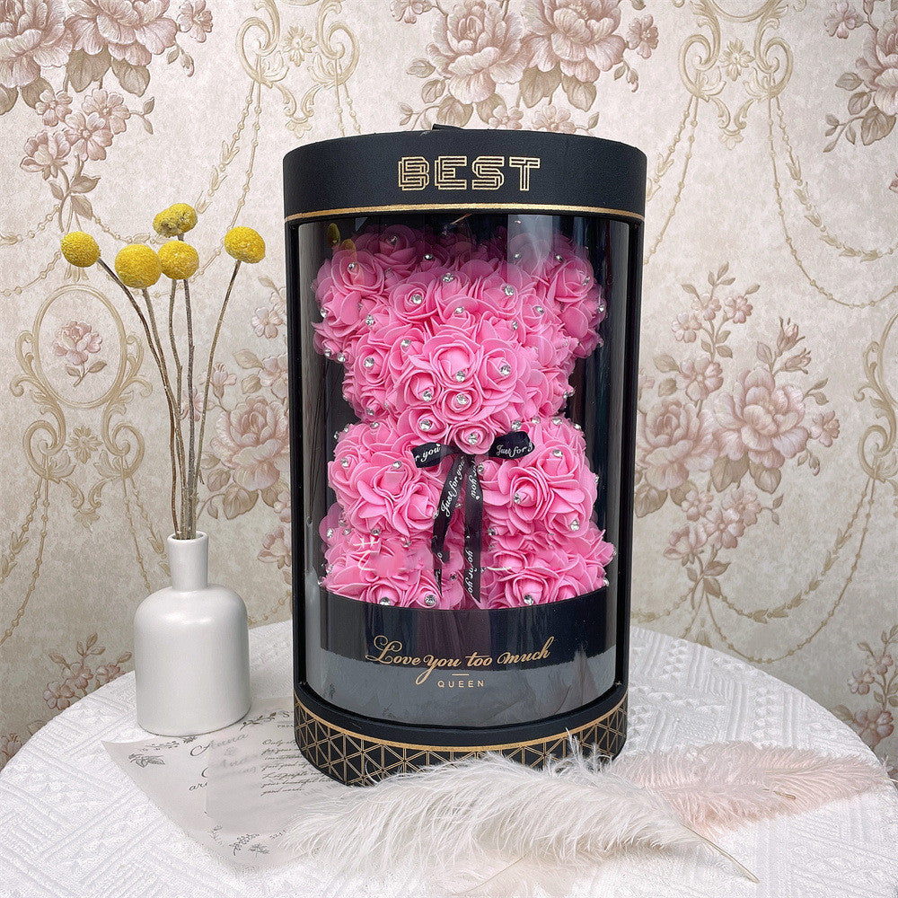Flag Village Eternal Flower Gift Box For Girlfriend Proposal