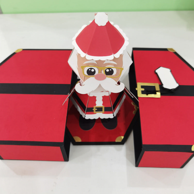 Flag Village Christmas Surprise Box Bounce Gift Box Toys