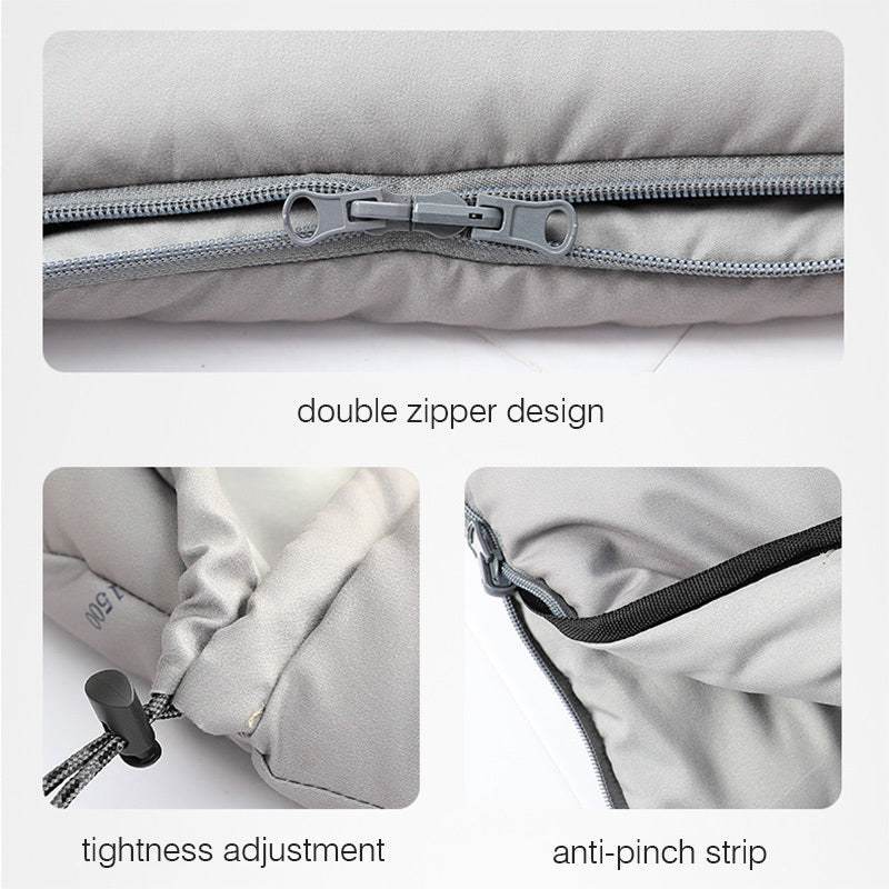 Flag Village Sleeping Bag Adult Outdoor Camping Adult Winter Thickening Cold Protection Single Widening