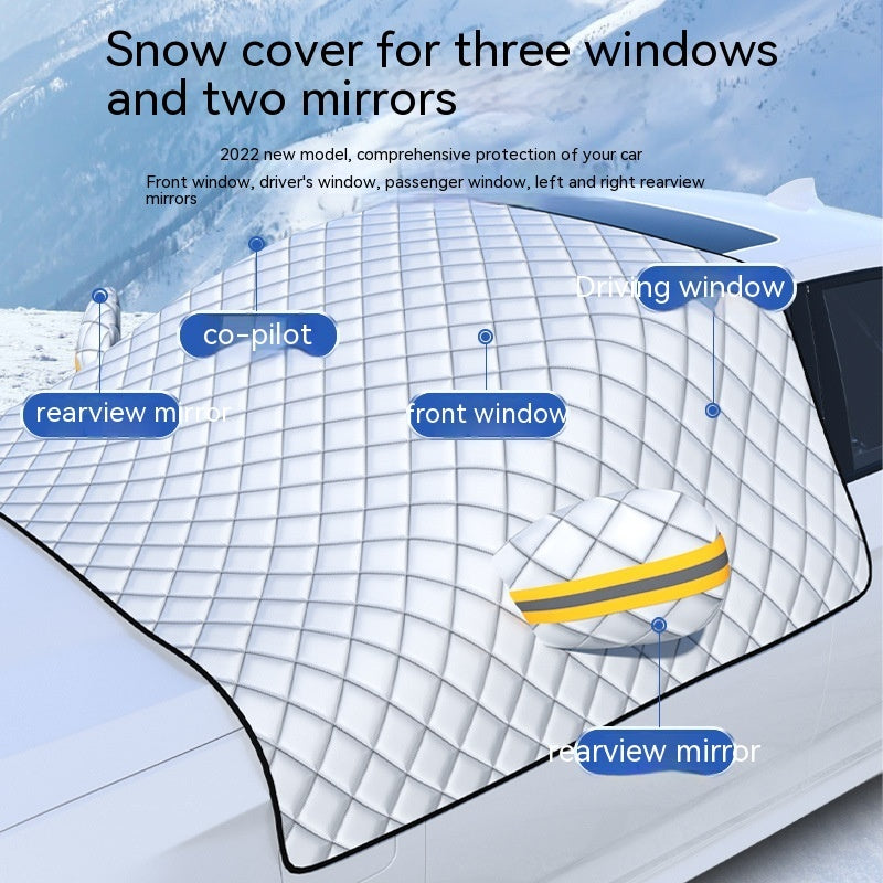 Flag Village Auto Tools Thickened Winter Car Snow Shield Front Windshield Cover