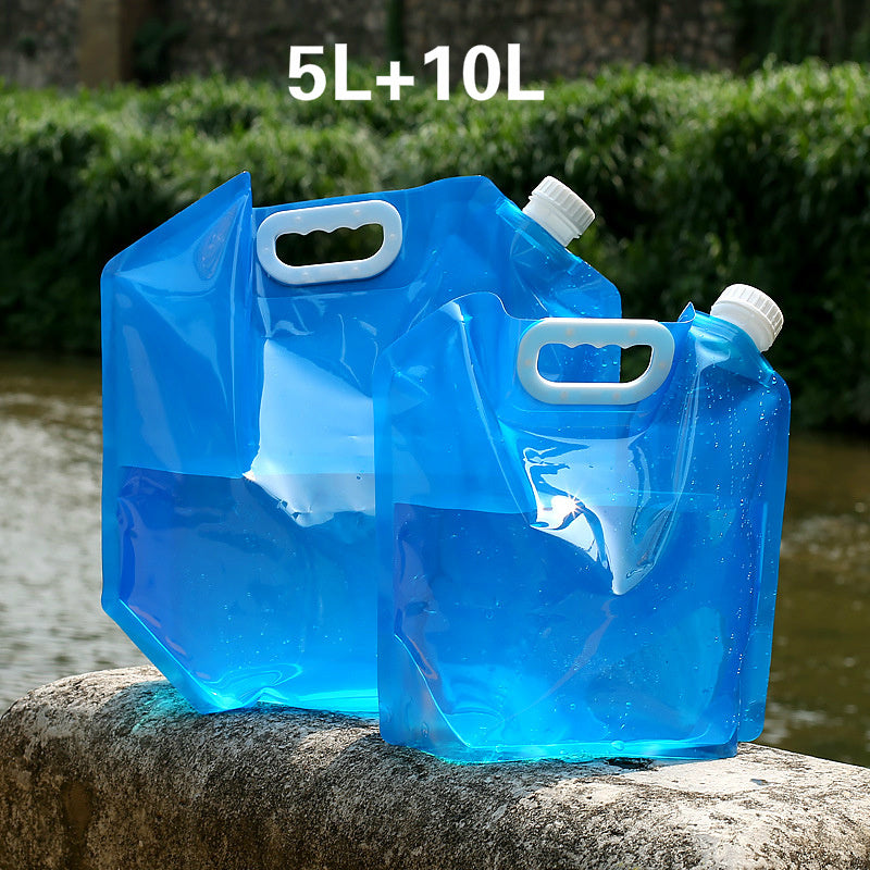 Flag Village PVC Outdoor Camping Hiking Foldable Portable Water Bags Container