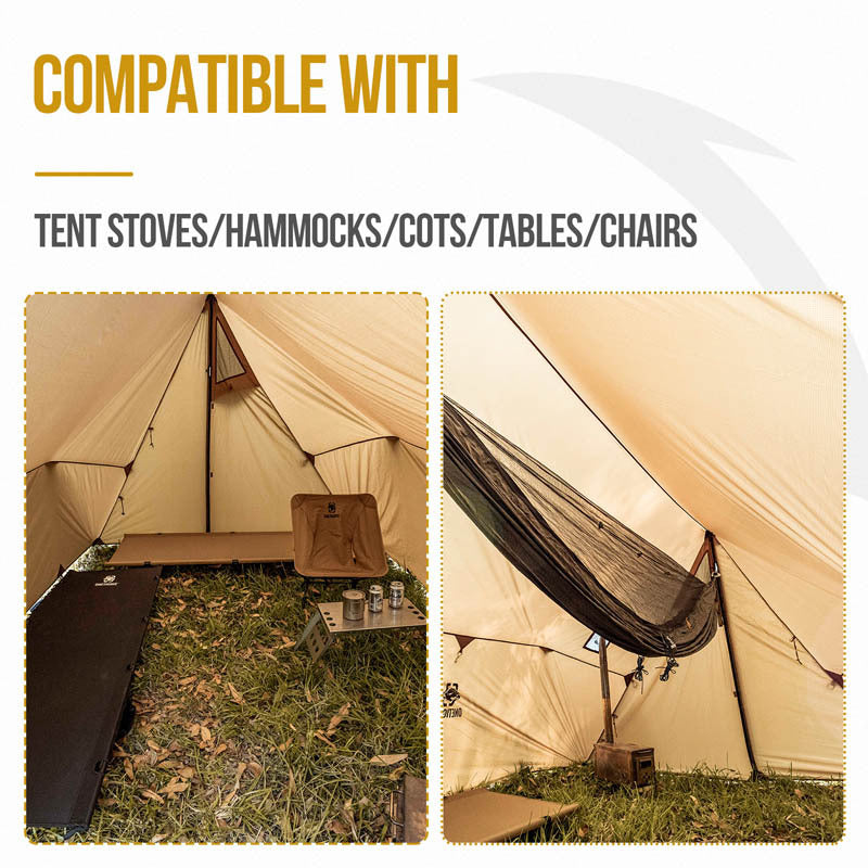 Flag Village Wilderness Hut Hammock Outdoor Living Room Tent