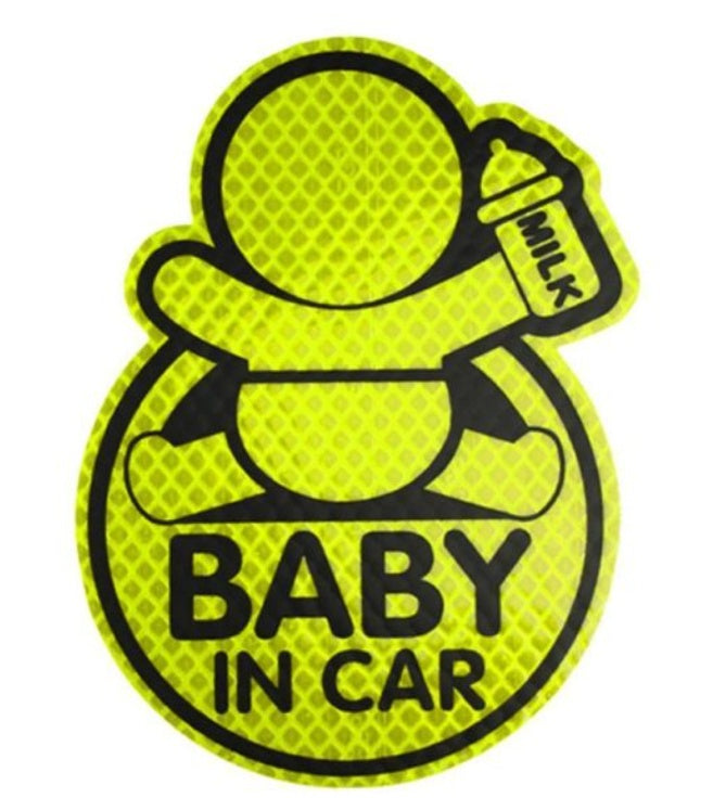 Flag Village Auto Tools Car Reflective Stickers Baby In Car Reflective Car Stickers Car Reflective Warning Stickers