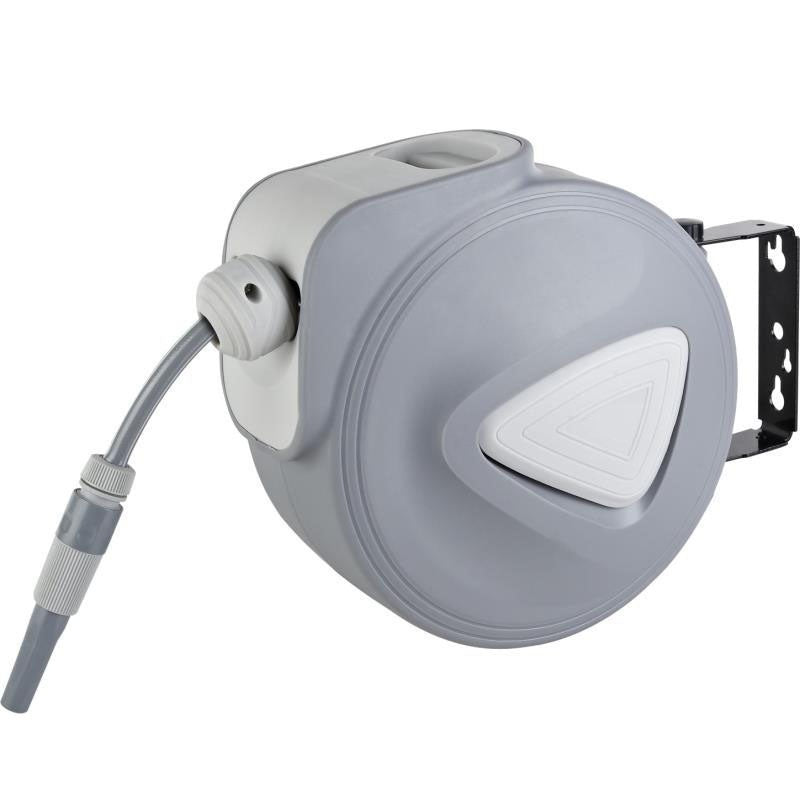 Flag Village Auto Tools Qiya Automatic Retractable Hose Reel Water Drum Bobbin Winder Pneumatic Tools 10 M PVC Water Pipe Collector