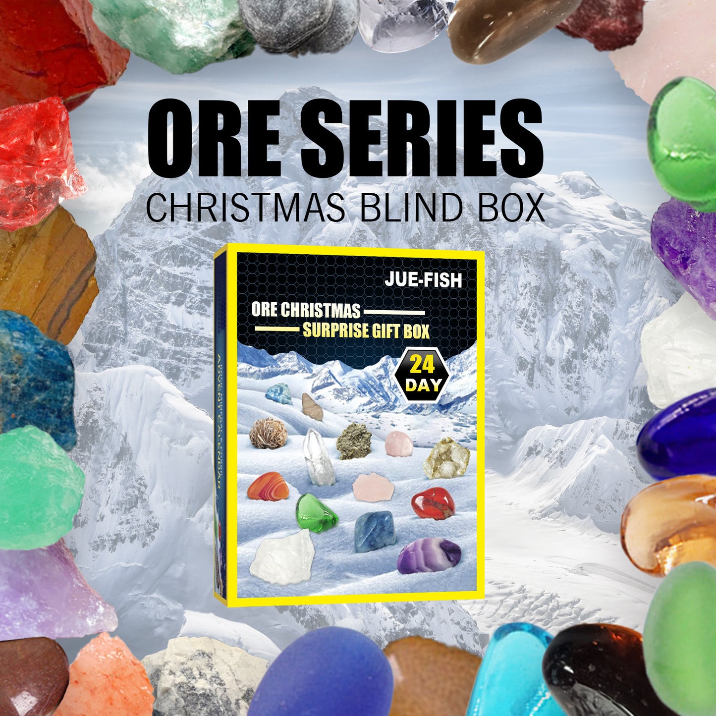 Flag Village Multicolor Children's Toy Christmas 24 Ore Gift Box Set