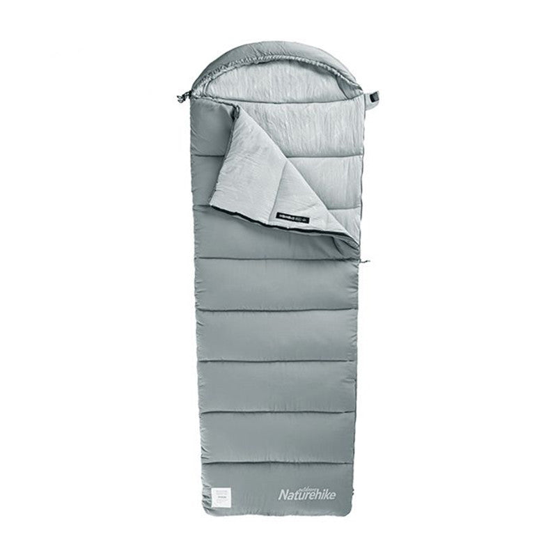 Flag Village Envelope Hooded Cotton Sleeping Bag Can Be Washed And Stitched Double Tent Camping