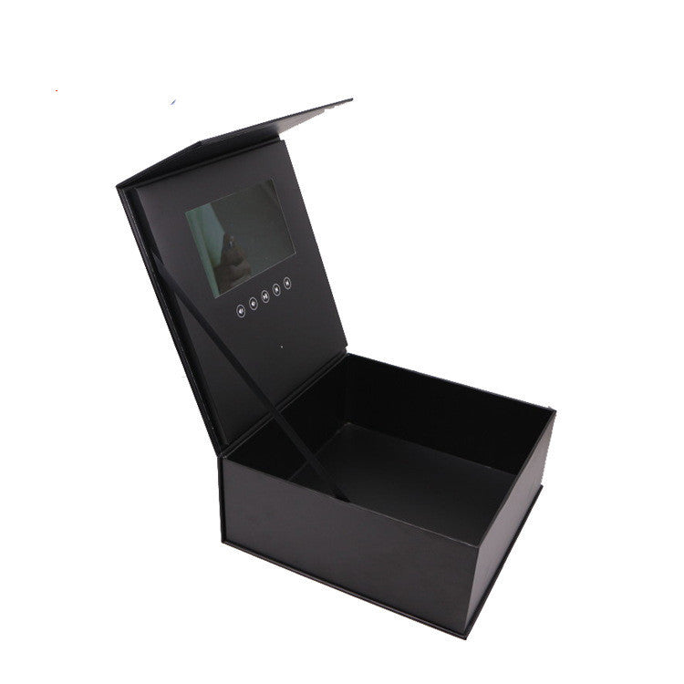 Flag Village LCD Screen Video Gift Box Rose Flower Box