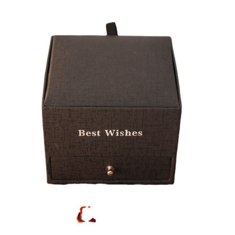 Flag Village Double Life Rose Jewelry Packaging Gift Box