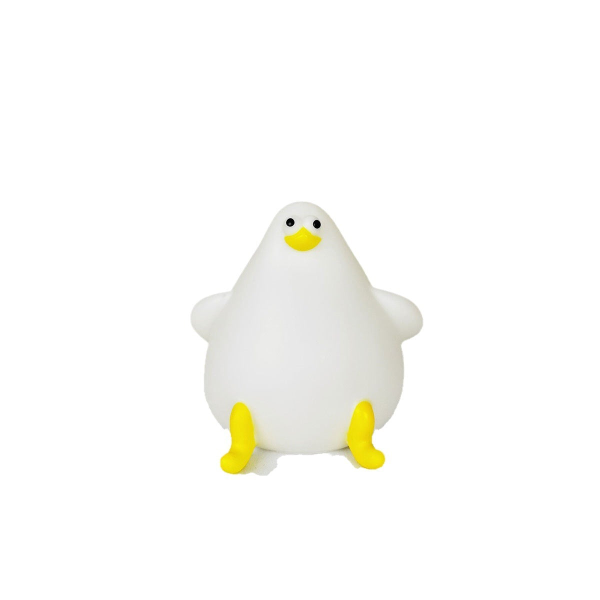 Flag Village Warm Lovely Cute Cartoon Silicone Sea Gull Night Light With USB Charging Christmas Gifts Kids Grils Room Bedside Sleeping Lamp