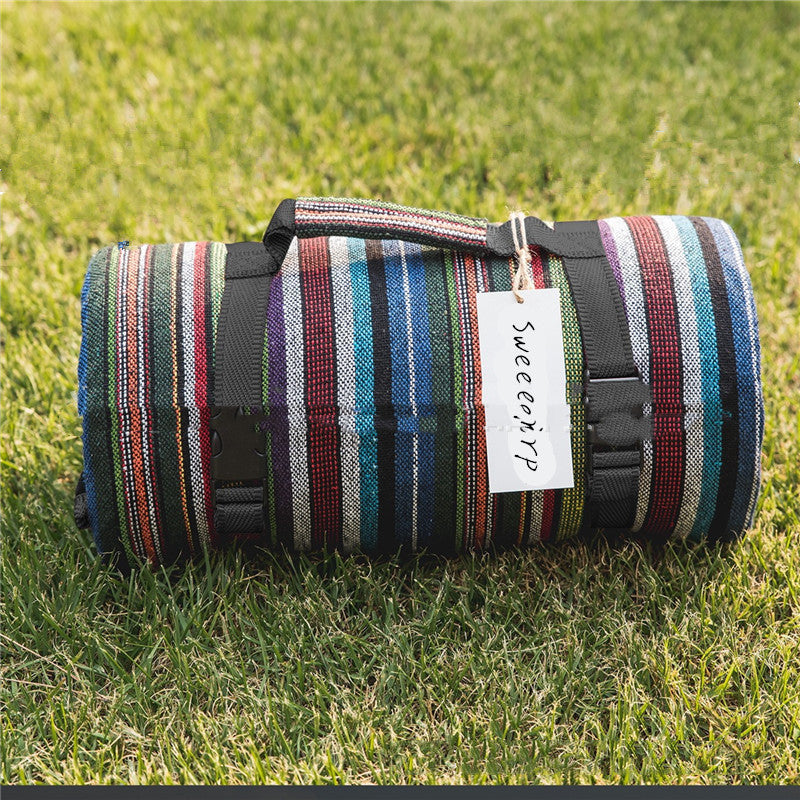 Flag Village Outdoor Moisture-proof Tent Thickened Lawn Picnic Mat