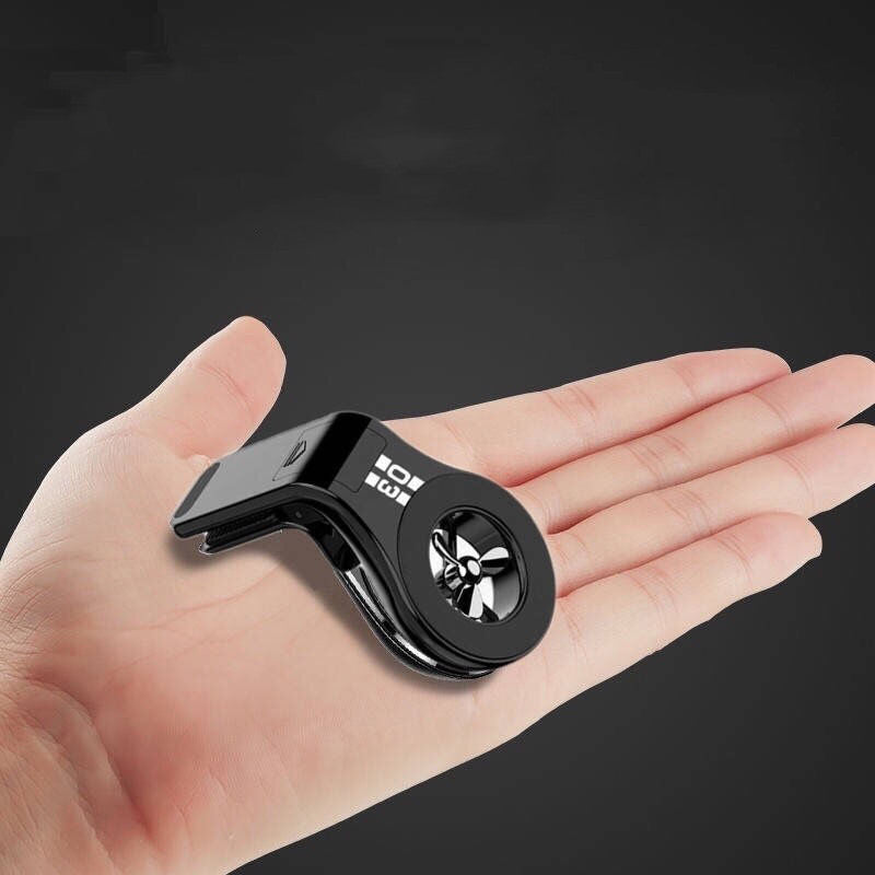 Flag Village Auto Tools Perfume Universal Air Vent Paddle Rotation Magnetic Stand Car Phone Holder