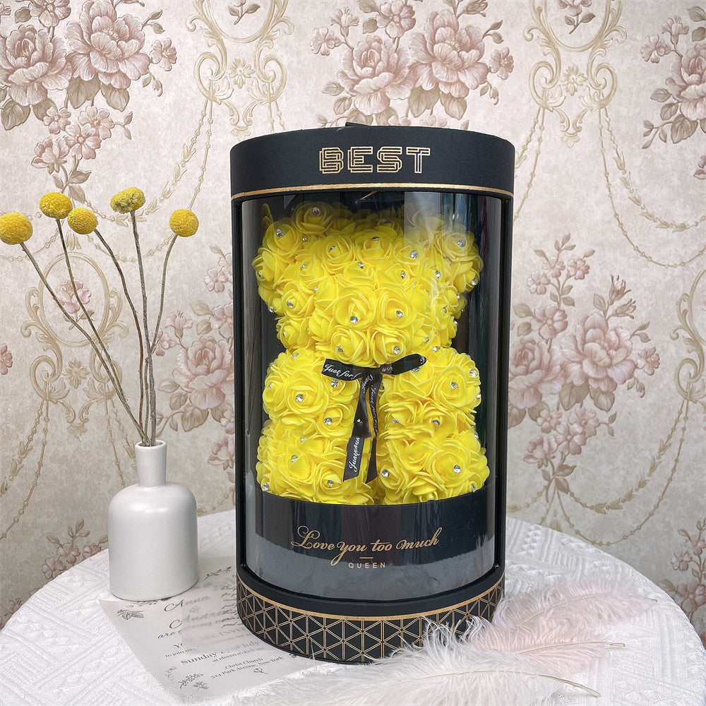 Flag Village Eternal Flower Gift Box For Girlfriend Proposal