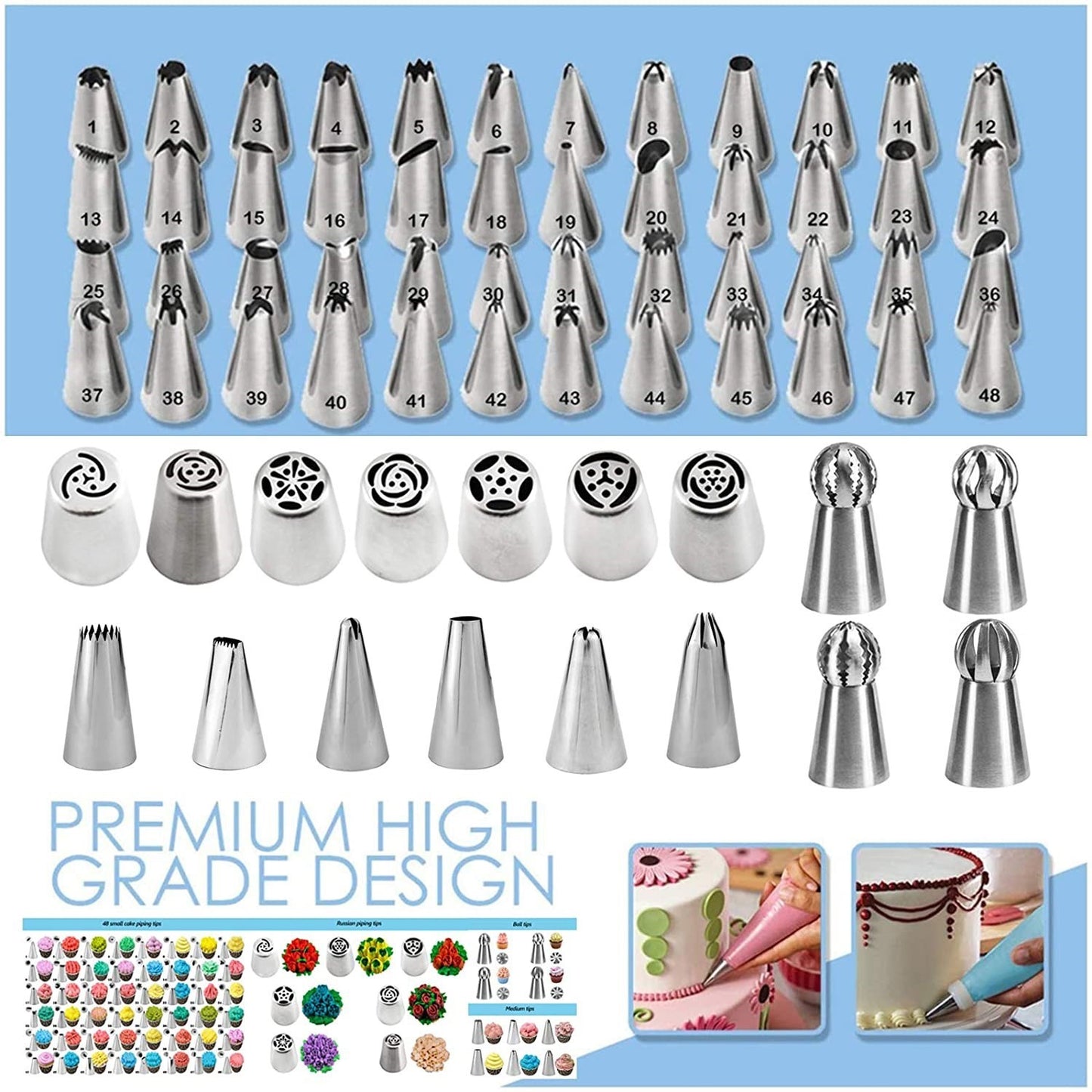 Flag Village Baking Set Apron With Three-layer Storage Folding Gift Box